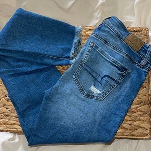 American Eagle Super Stretch Skinny Jeans, Size 4 X-Long